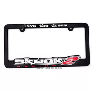 Marco de matrícula Skunk2 Racing 838-99-1450 Live The Dream genuino vehículo de EE. UU. - Imagen 1 de 1