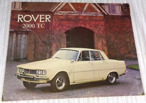 1967 Rover 2000 TC Sales Brochure with Specifications Leyland Motors - Picture 1 of 3