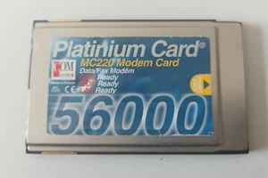 Com one MC220 Platinum Modem Data Fax Card 5V Slot 56k - Afbeelding 1 van 2