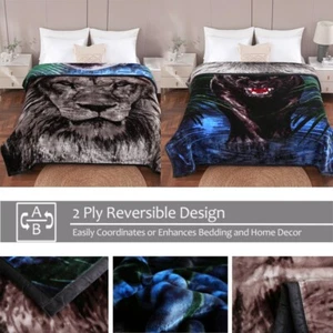 Luxury Faux Mink Winter Blanket Queen/King Size 2-Ply Ultra Soft & Warm Bedding - Picture 1 of 103