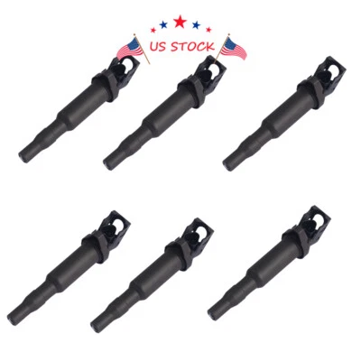 Bobinas de encendido para BMW E46 E85 E90 E53 E60 E70 325i 330i 535i 550i 650i 750i 6 piezas Foto 1 de 4