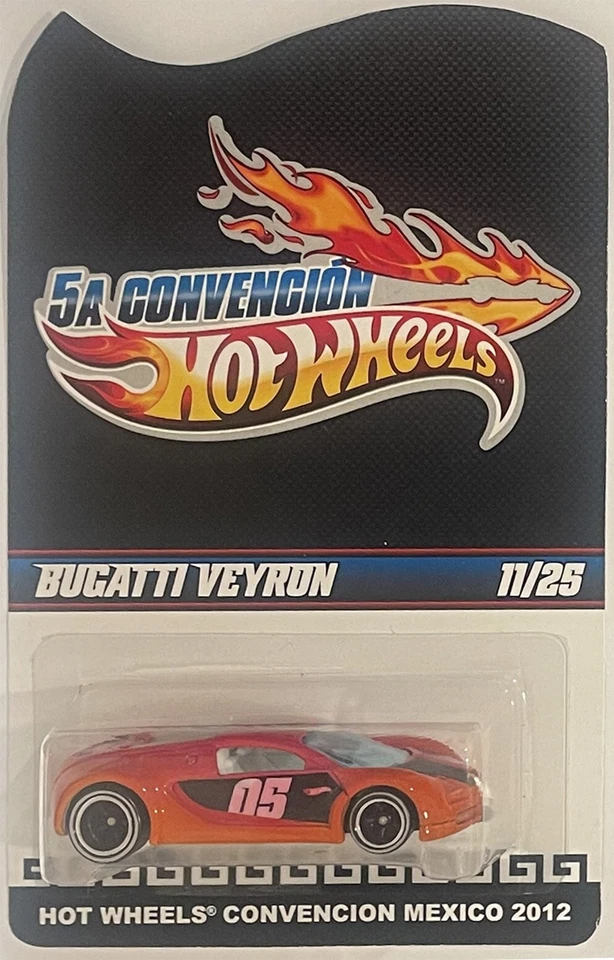 Naranja BUGATTI VEYRON Código-3 Hot Wheels 2012 Convención de México 25/11 ¡RARO! Foto 1 de 4