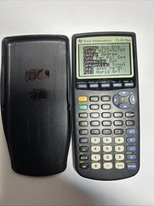 Texas Instruments TI-83 Plus Graphing Calculator in Case Tested and Works - Picture 1 of 11