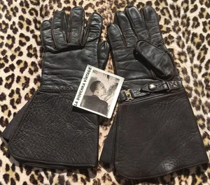 GUANTES GUANTELETE DE MOTO PARA HOMBRE FABRE FRANCÉS AÑOS 40~CUERO MARRÓN~HECHOS EN FRANCIA~L - Imagen 1 de 11
