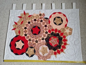 Wandbehang Handarbeit, Unikat, in modernem Design, 92 cm x 65 cm - Bild 1 von 4