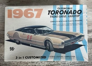 RARE & HTF IT 🌟 NEW & SEALED!! PALMER PLASTICS 1967 OLDSMOBILE TORONADO 3 in 1 - Picture 1 of 6