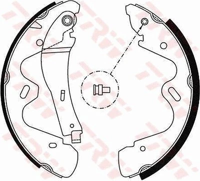 TRW Bremsbackensatz Hinterachse u.a. für AUTO UNION, NISSAN - Bild 1 von 2