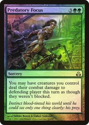 Guildpact  MTG  Foil  Predatory Focus   Magic - Image 1 of 2