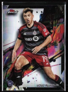 2024 Topps Soccer Finest MLS Kobe Franklin Refractor #14 Common RC - Imagen 1 de 2