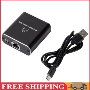 Gigabit-Ethernet-Splitter 1 bis 2 RJ45-Ethernet-Koppler-Splitter-Netzwerk-Splitt - Bild 1 von 12