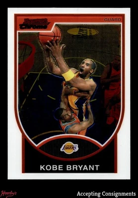 2007-08 Bowman cromo #24 Kobe Bryant Los Angeles Lakers Foto 1 de 2