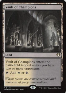 Vault of Champions R Commander Masters 436 casi nuevo MTG - Imagen 1 de 1