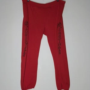 Pantalones deportivos rojos vintage de los 80 Louisville Cardinals para hombre XL gráfico Jerzees - Imagen 1 de 7