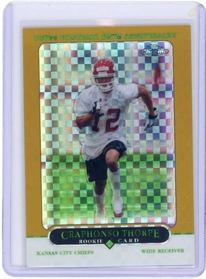 2005 Topps Chrome - Rookie Gold X-Fractor Craphonso Thorpe /399 #226 - Image 1 of 2