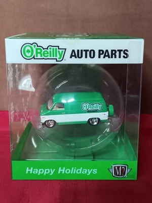 M2 Machines O'Reilly Auto Parts 2025 Adorno de Navidad 1976 Chevrolet G10 Van Foto 1 de 4
