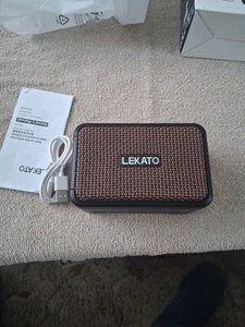 LEKATO Mini Amplificador de Guitarra Eléctrica 5W Altavoces Duales Práctica Amplificador de Guitarra - Imagen 1 de 8