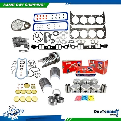 Kit maestro de reconstrucción de motor DNJ EK3103FM para 87-90 Cadillac Brougham 5,7 L OHV Foto 1 de 4