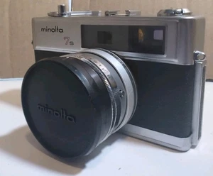 Minolta Hi-Matic 7s With Case - 35mm Film Camera - Picture 1 of 9