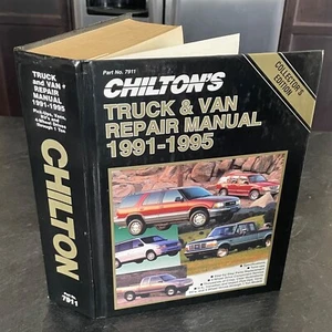 CHILTON'S 1991-1995 TRUCK AND VAN REPAIR MANUAL #7911 Collector's Edition - Bild 1 von 11