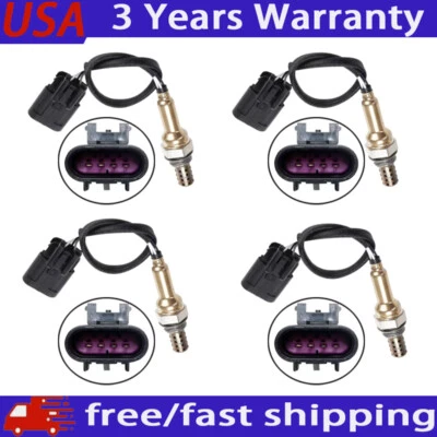  para Hyundai Genesis 2010 2011 2012 cupé 3,8 L V6 4 piezas sensor de oxígeno superior + inferior Foto 1 de 4