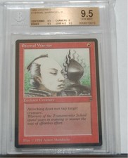 Eternal Warrior | MTG Legends | BGS Beckett Graded 9.5 GEM MINT (9.5|9|9.5|9.5)