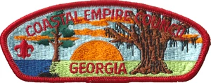 Coastal Empire Council GA CSP Red Bdr (AR3632) - Picture 1 of 1