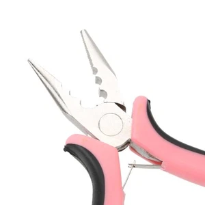 Hair Extension Hook Nadel 3 Loch Zangen Set Edelstahl Haarverlängerung Perüc TYN - Bild 1 von 11
