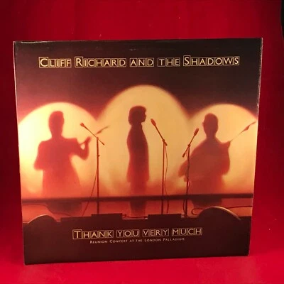 CLIFF RICHARD & THE SHADOWS Thank You Very Much 1984 UK vinyl LP live in concert - Image 1 of 4
