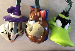 Looney Tunes 10 Molded Blinking String Lights Bugs Bunny Taz & Daffy Duck Tested - Picture 1 of 8