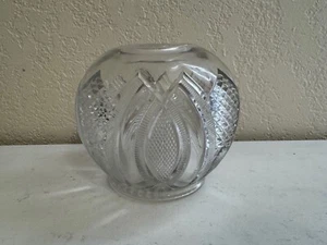 Antique Hickman / McKee EAPG Jubliee Pattern Glass Rose Bowl - Picture 1 of 10