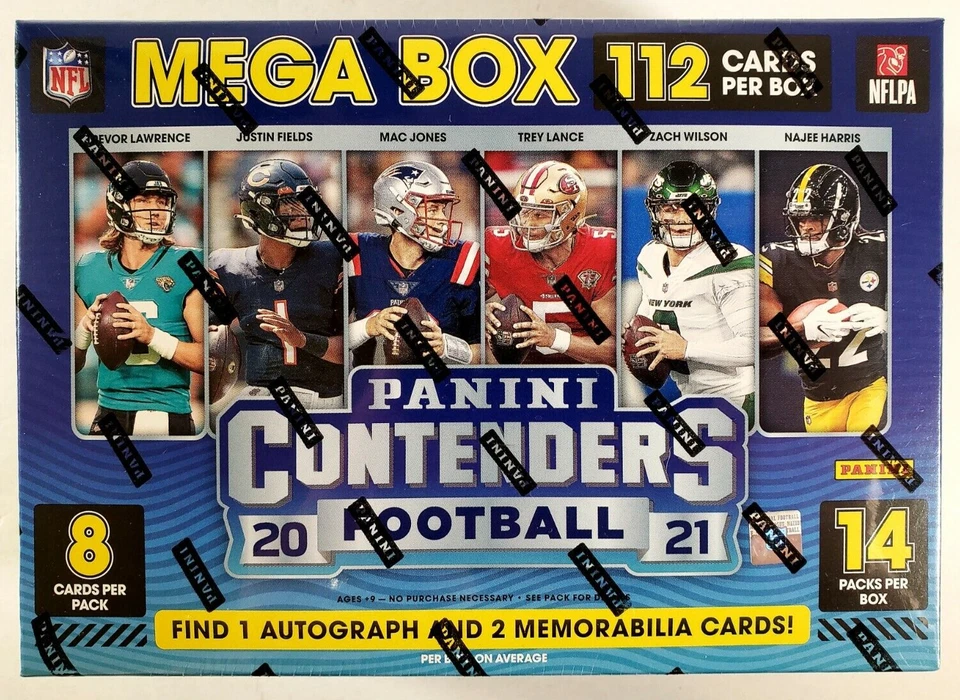 Panini 2021 NFL Contender Football Mega Box – 112 Cards