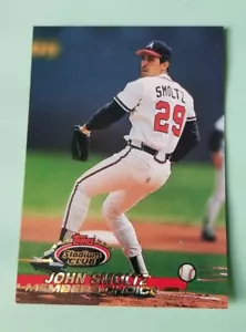 1993 Stadium Club #599 John Smoltz Members Choice Atlanta Braves - Picture 1 of 2