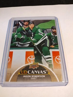2021-22 Upper Deck Series 2 - UD Canvas #C147 Jason Robertson - Image 1 of 2