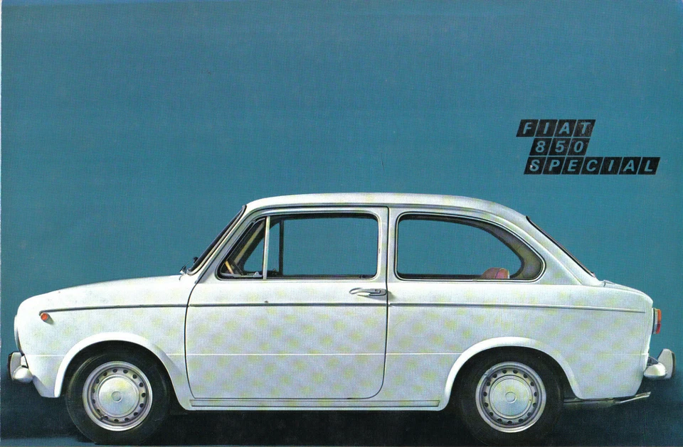 Folleto pub de ventas original Fiat 850 Special 1968-71 del Reino Unido. No. 2648 Foto 1 de 1