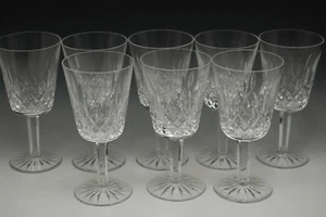 JUEGO DE 8 COPAS DE AGUA WATERFORD CRISTAL IRLANDA LISMORE 6,7/8" MÁS ANTIGUAS - Imagen 1 de 7