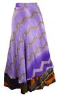 New Fair Trade Sari Silk Wrap Skirt 12 14 16 18 20 Hippy Boho Hippie Summer