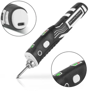 STAHLWERK Akku Lötkolben USB Lötgerät Lötstation Lötpistole 8 W 480°C - Bild 1 von 9