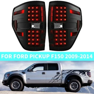 Black Smoke Tail Lights led Brake Lamps for 2009-2014 Ford Pickup F150 NEW US - Bild 1 von 11