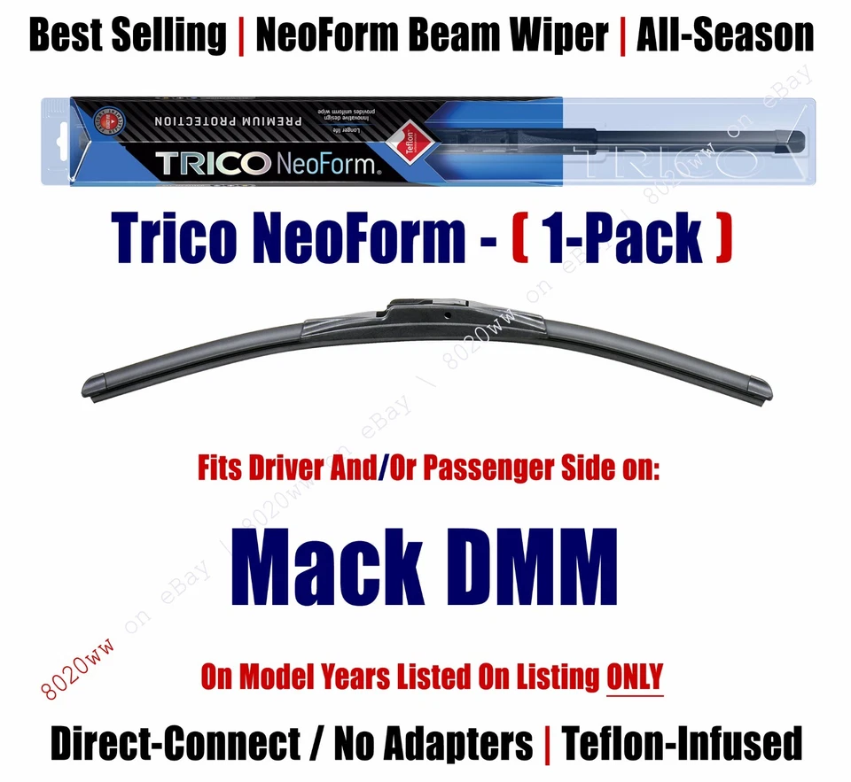 Limpiaparabrisas Super Premium NeoForm (cantidad 1) se adapta a Mack DMM 16180 1993-2003 Foto 1 de 1