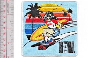 Vintage Retro Skateboarding Lady California Vans Off The Wall Patch - Bild 1 von 1
