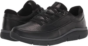 Propet Women's Sadie Loafer Flat Black Leather Size 8.5 Narrow - Picture 1 of 8