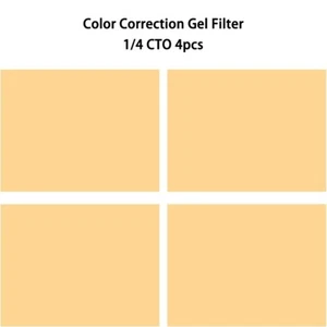 16x20" Color Correction Gel Filter Transparent Sheet 4 Pack 1/4 CTO Photography - Picture 1 of 6
