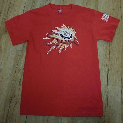 Connecticut Sun Kelly Faris UConn Huskies Star WNBA T-Shirt men's size-Small Cover
