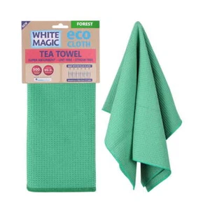 White Magic Reusable 70x50cm Tea Towel Absorbent Cleaning/Drying Cloth Forest - Picture 1 of 1