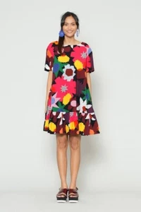 Gorman Geo Flowers Pop Dress Size 14 - Picture 1 of 8