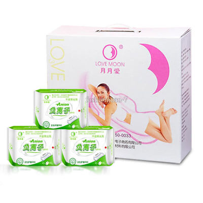 19Packages Lovemoon Anion Sanitary Napkin Panty Liners No Fluorescent Agent Pads • 151.64€
