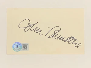 Colin Blunstone Musician Zombies Signed 3x5 Index Card Cut BAS Authenticated - Picture 1 of 2