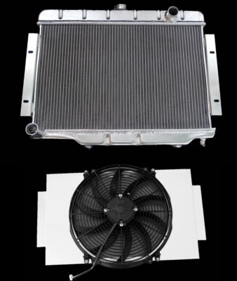 Cubierta de radiador y ventilador KKS APTA PARA JEEP SERIE CJ5 CJ6 CJ7 3.8 4.2 5.0L V8 1972-86 Foto 1 de 4