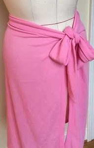 Talbots XL Pink Bathing Suit Wrap Skirt Sarong Coverup NWT - Picture 1 of 6