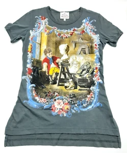 Vivienne Westwood Gold Label Kurzarm T-Shirt Boucher Skulptur Junge Print S - Bild 1 von 13